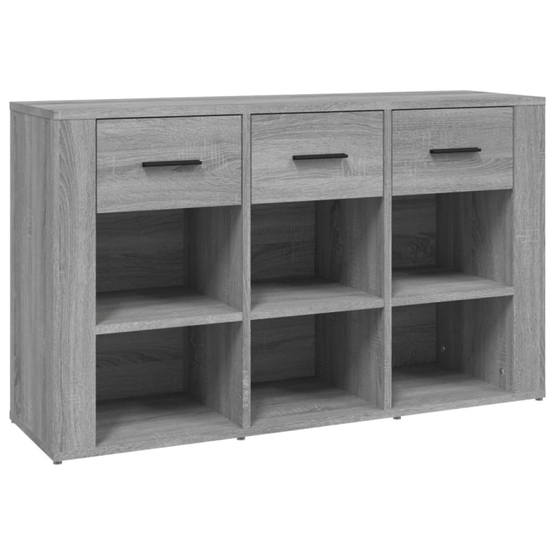 vidaXL Ντουλάπι Γκρι Sonoma 100x30x59,5 εκ. από Επεξεργασμένο Ξύλο