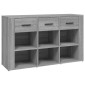 vidaXL Ντουλάπι Γκρι Sonoma 100x30x59,5 εκ. από Επεξεργασμένο Ξύλο
