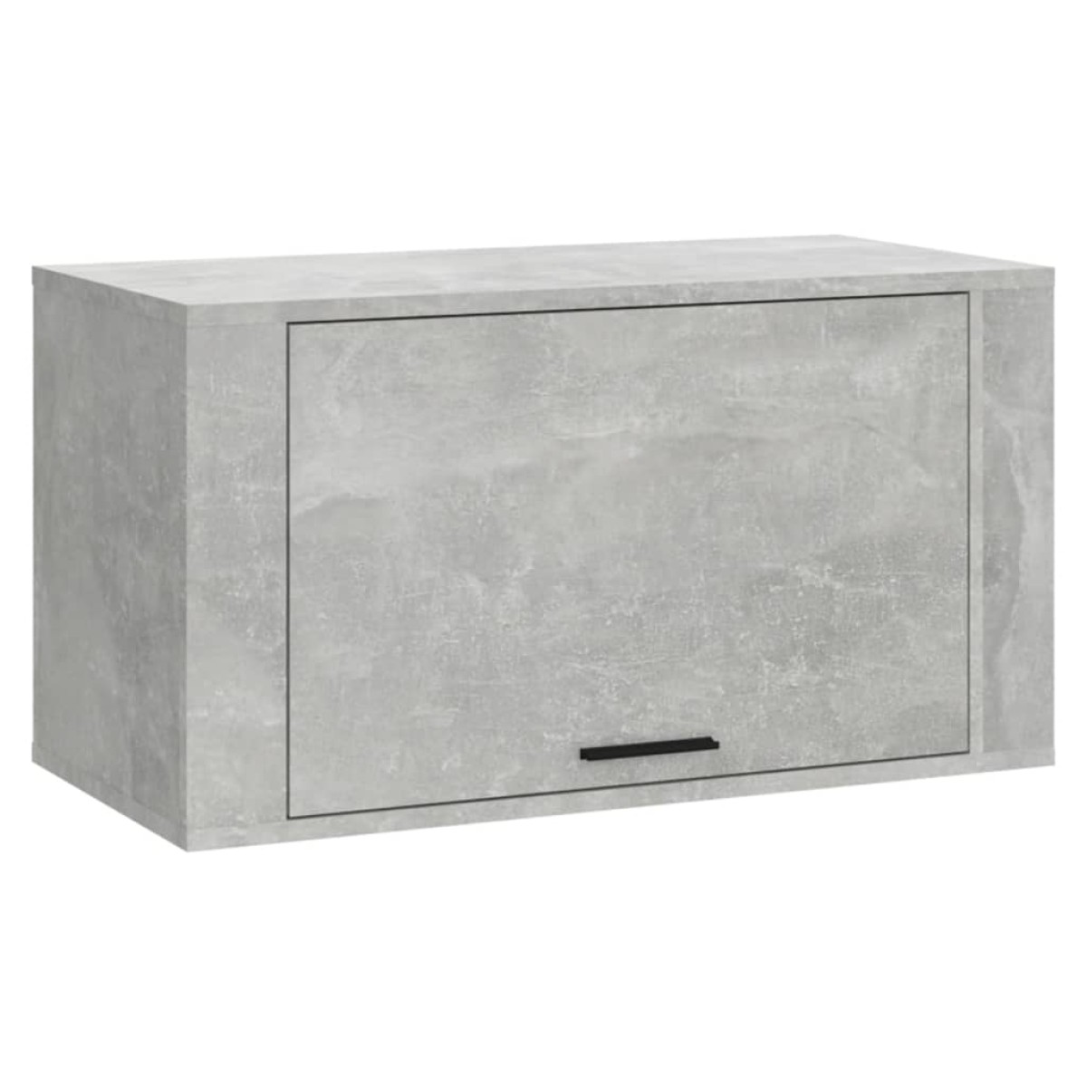 vidaXL Παπουτσοθήκη Επιτοίχια Γκρι Σκυρ. 70x35x38 εκ. Επεξεργ. Ξύλο