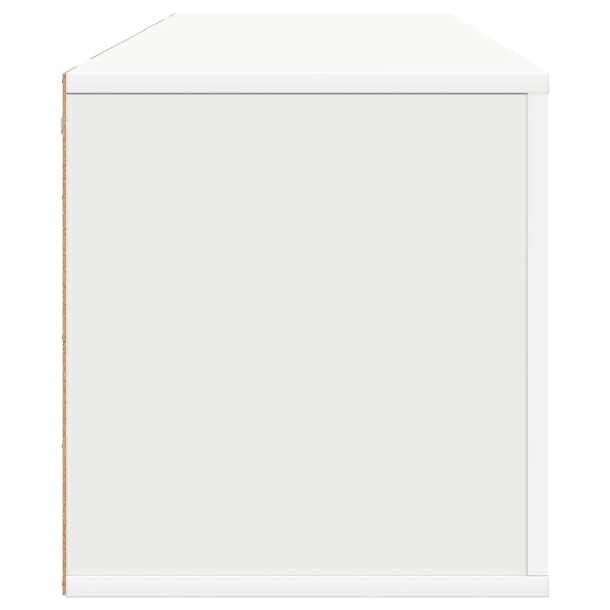 vidaXL Παπουτσοθήκη Επιτοίχια Λευκή 100x35x38 εκ. Επεξεργασμένο Ξύλο