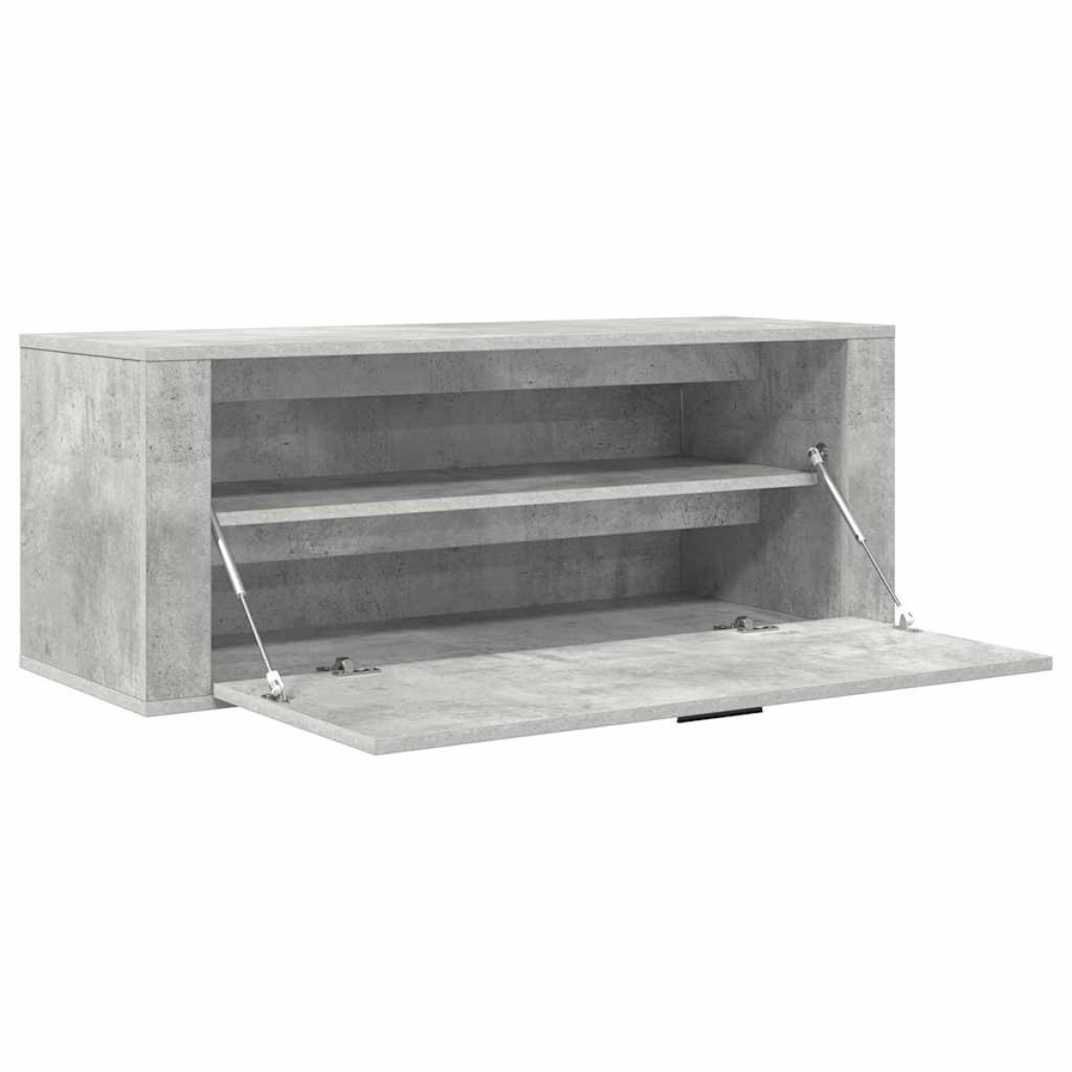 vidaXL Παπουτσοθήκη Γκρι Σκυροδέματος 100x35x38 εκ. Επεξεργασμένο Ξύλο