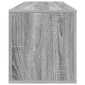 vidaXL Παπουτσοθήκη Επιτοίχια Sonoma Γκρι 100x35x38 εκ. Επεξ. Ξύλο
