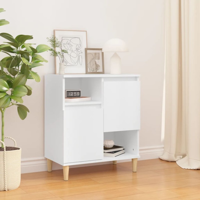 vidaXL Συρταριέρα Λευκή 60 x 35 x 70 εκ. από Επεξεργασμένο Ξύλο