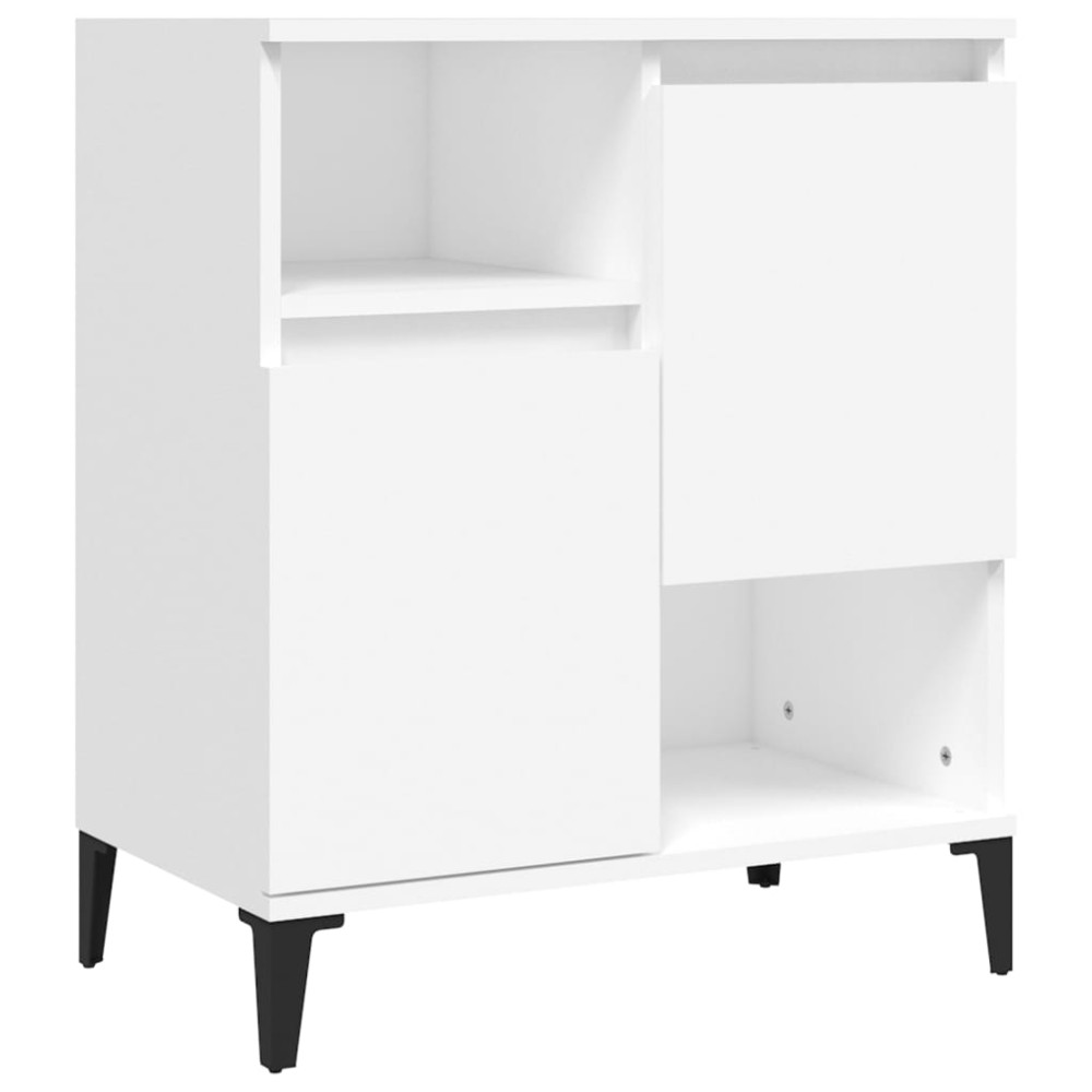 vidaXL Συρταριέρα Λευκή 60 x 35 x 70 εκ. από Επεξεργασμένο Ξύλο