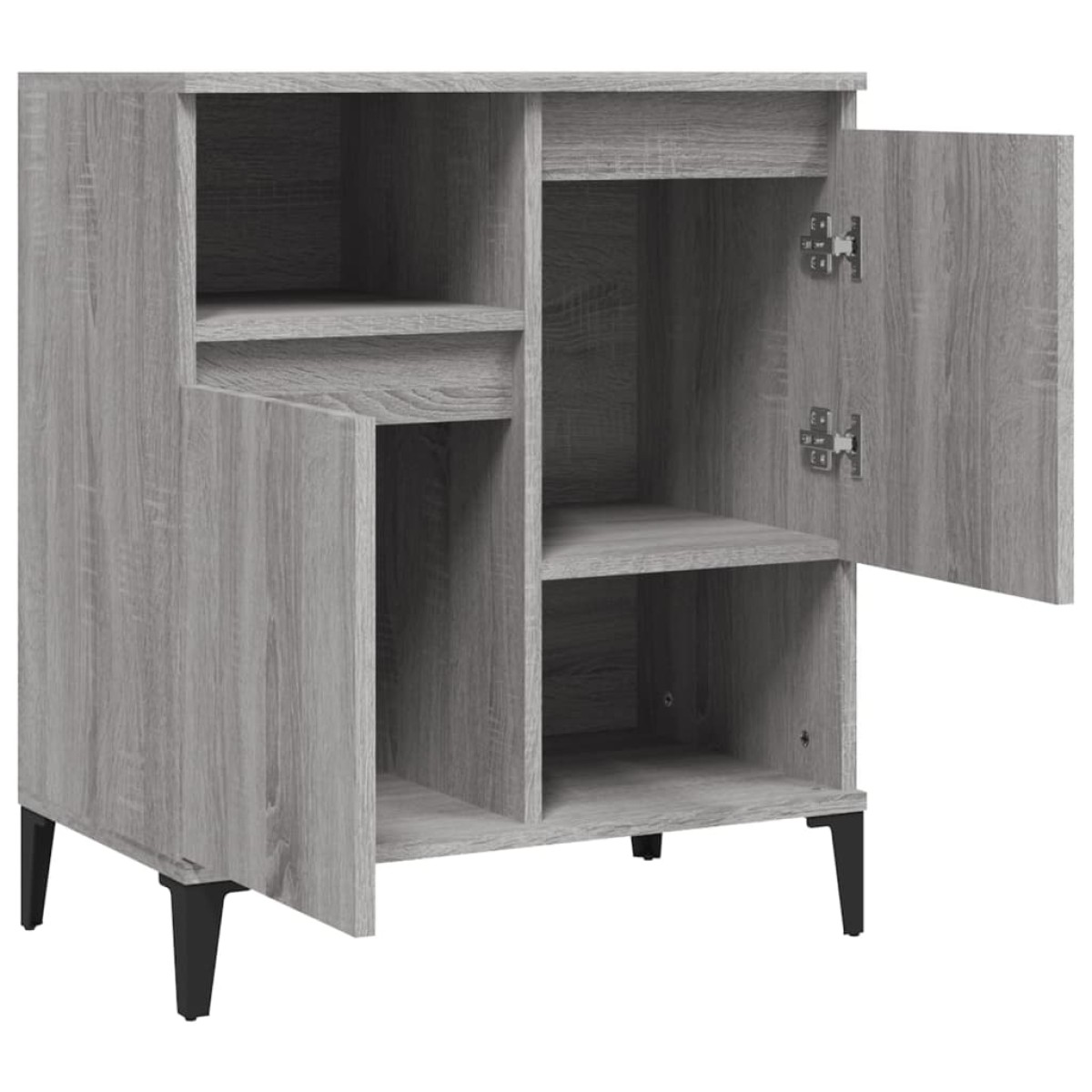 vidaXL Ντουλάπι Γκρι Sonoma 60x35x70 εκ. από Επεξεργασμένο Ξύλο