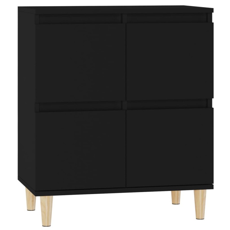 vidaXL Ντουλάπι Μαύρο 60x35x70 εκ. από Επεξεργασμένο Ξύλο