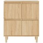 vidaXL Συρταριέρα Sonoma Δρυς 60x35x70 εκ. Επεξεργασμένο Ξύλο
