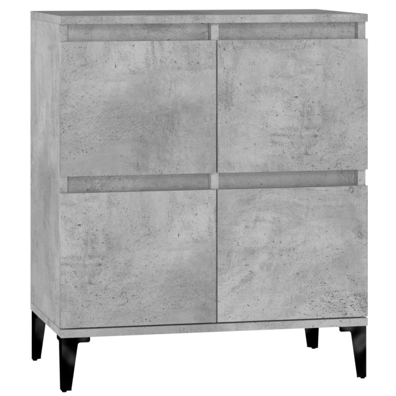 vidaXL Ντουλάπι Γκρι Σκυροδέματος 60x35x70 εκ. Επεξεργασμένο Ξύλο