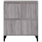 vidaXL Ντουλάπι Γκρι Sonoma 60x35x70 εκ. από Επεξεργασμένο Ξύλο