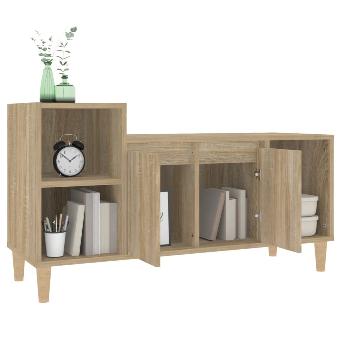 vidaXL Έπιπλο Τηλεόρασης Sonoma Δρυς 100x35x55 εκ. Επεξ. Ξύλο