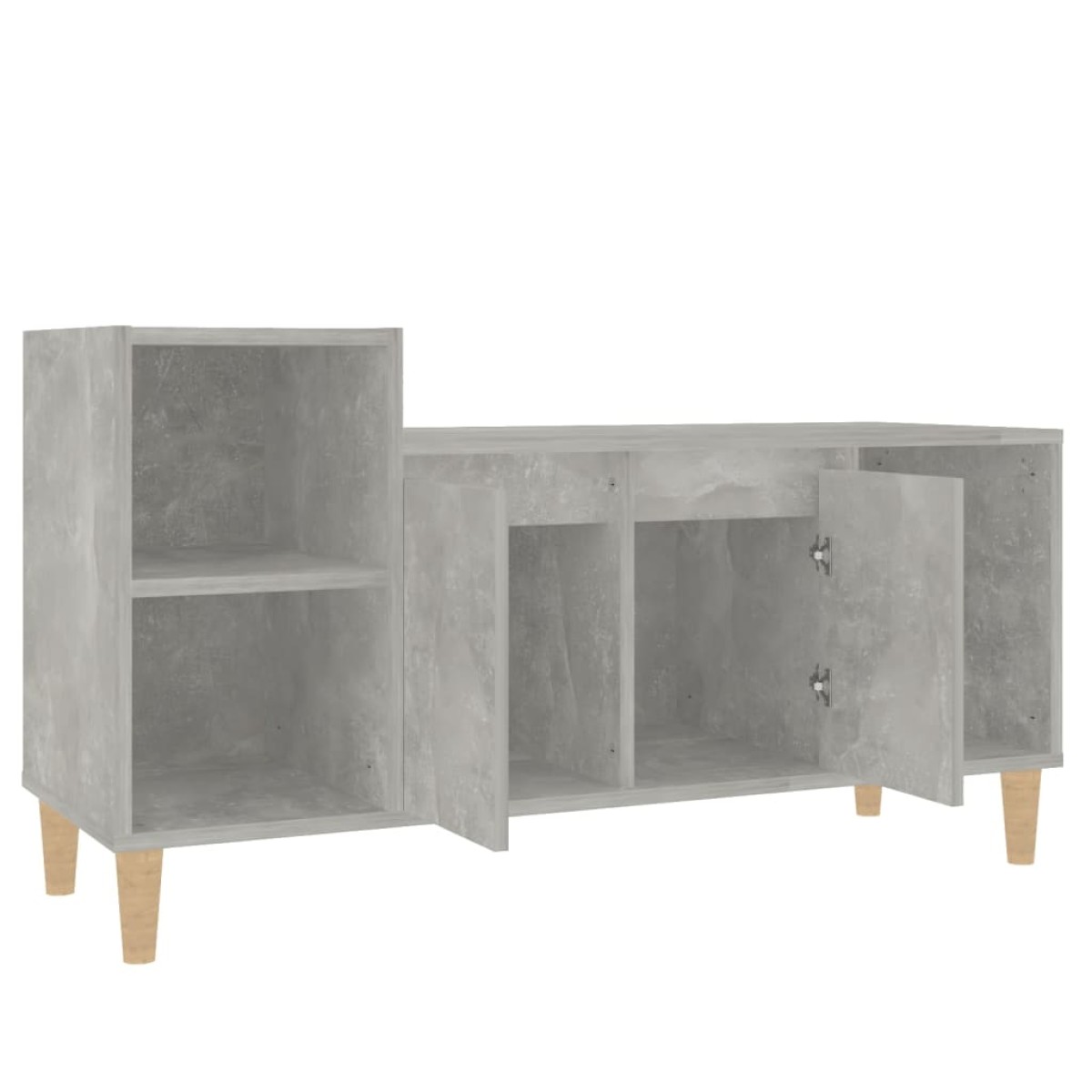vidaXL Έπιπλο Τηλεόρασης Γκρι Σκυρ. 100x35x55 εκ. Επεξ. Ξύλο