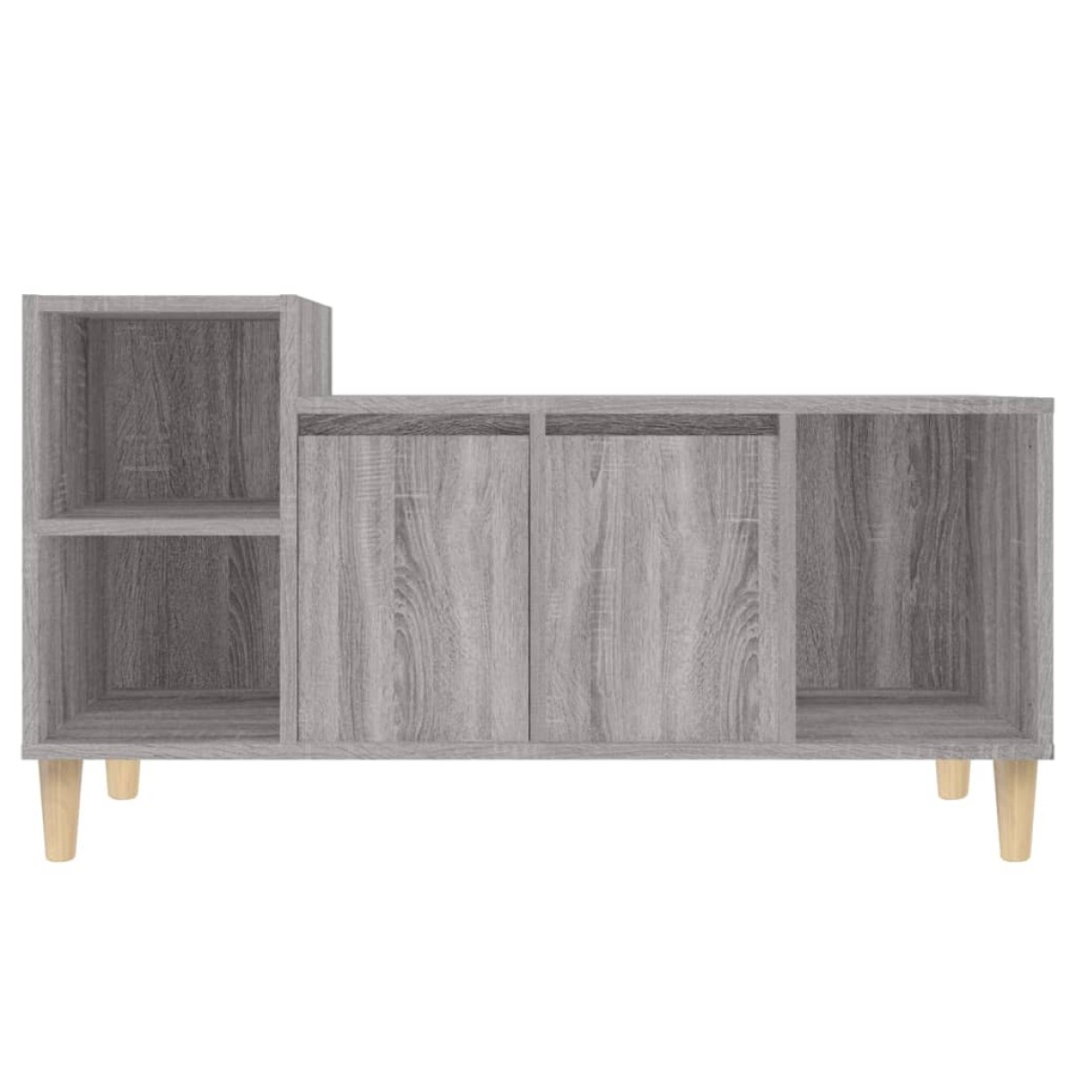 vidaXL Έπιπλο Τηλεόρασης Γκρι Sonoma 100x35x55 εκ. από Επεξεργ. Ξύλο