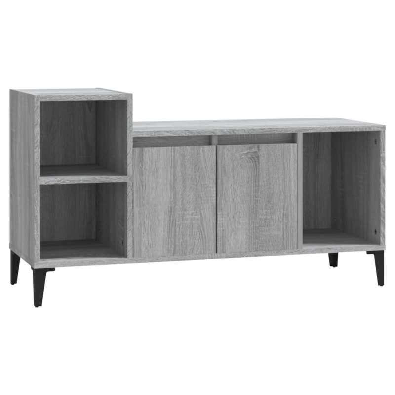 vidaXL Έπιπλο Τηλεόρασης Γκρι Sonoma 100x35x55 εκ. από Επεξεργ. Ξύλο
