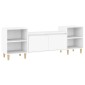 vidaXL Έπιπλο Τηλεόρασης Λευκό 160 x 35 x 55 εκ. Επεξεργασμένο Ξύλο