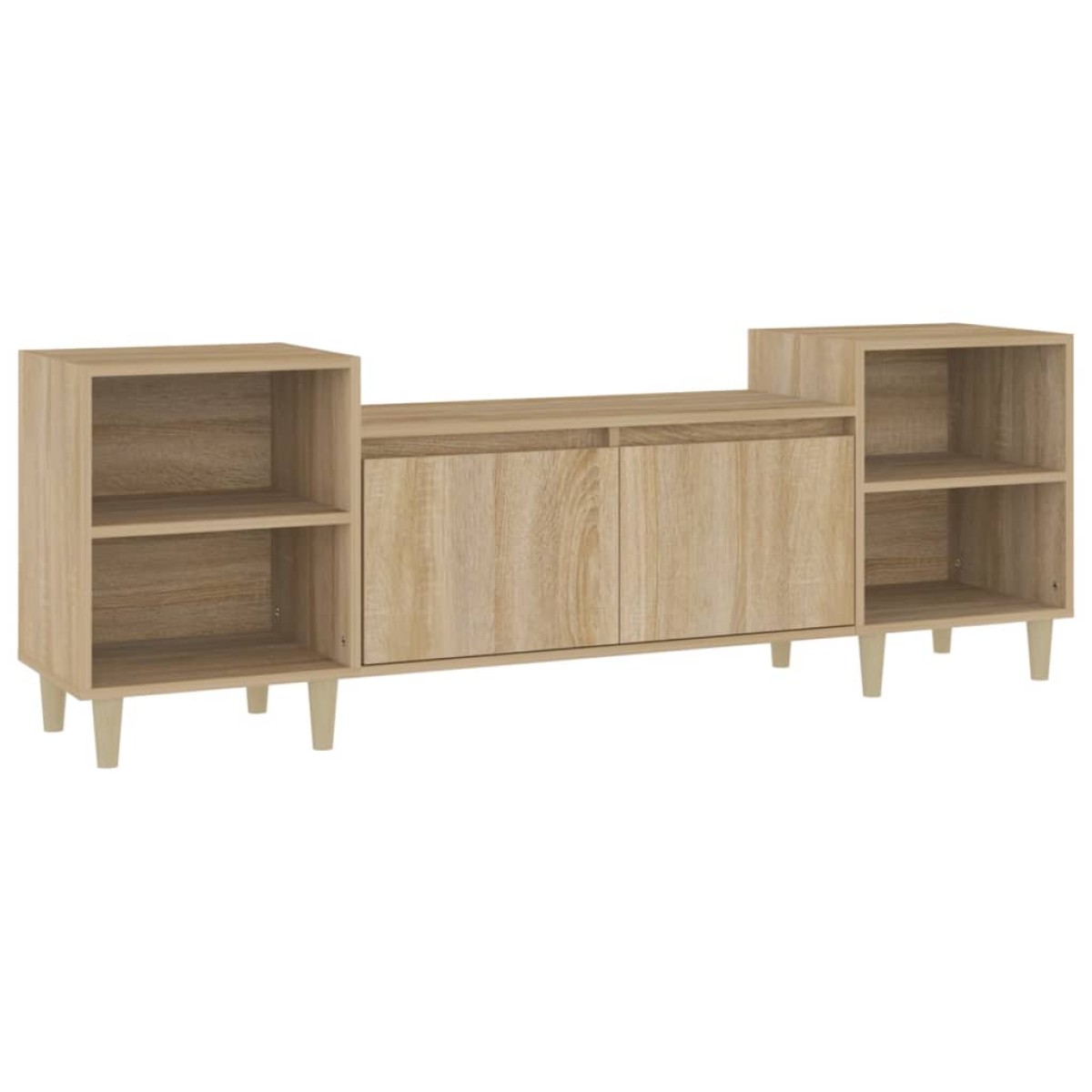 vidaXL Έπιπλο Τηλεόρασης Sonoma Δρυς 160x35x55 εκ. Επεξ. Ξύλο