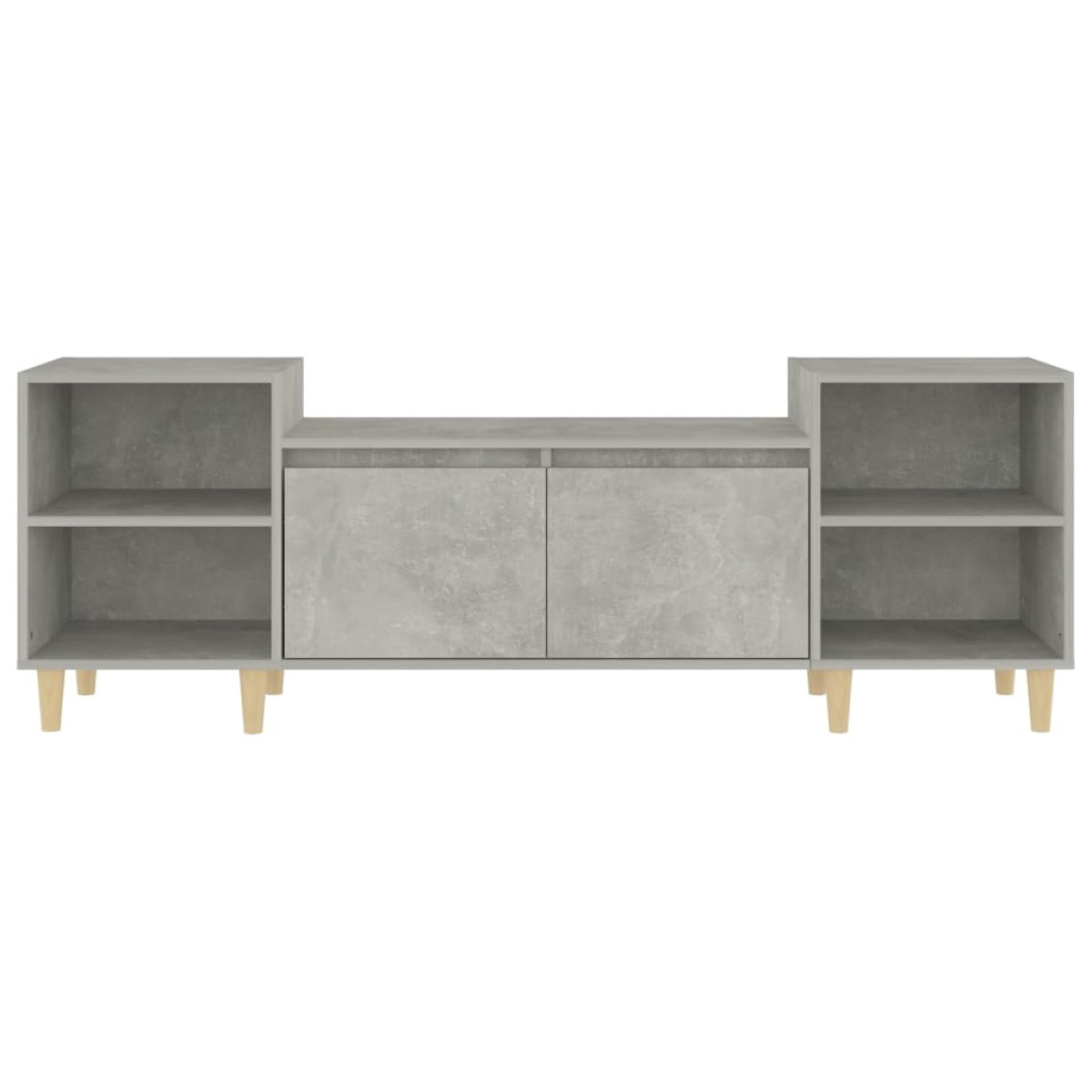 vidaXL Έπιπλο Τηλεόρασης Γκρι Σκυρ. 160x35x55 εκ. Επεξ. Ξύλο