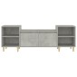 vidaXL Έπιπλο Τηλεόρασης Γκρι Σκυρ. 160x35x55 εκ. Επεξ. Ξύλο