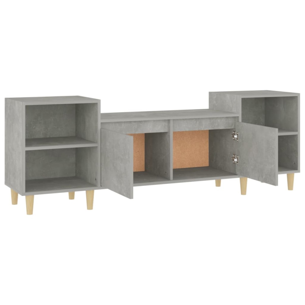 vidaXL Έπιπλο Τηλεόρασης Γκρι Σκυρ. 160x35x55 εκ. Επεξ. Ξύλο