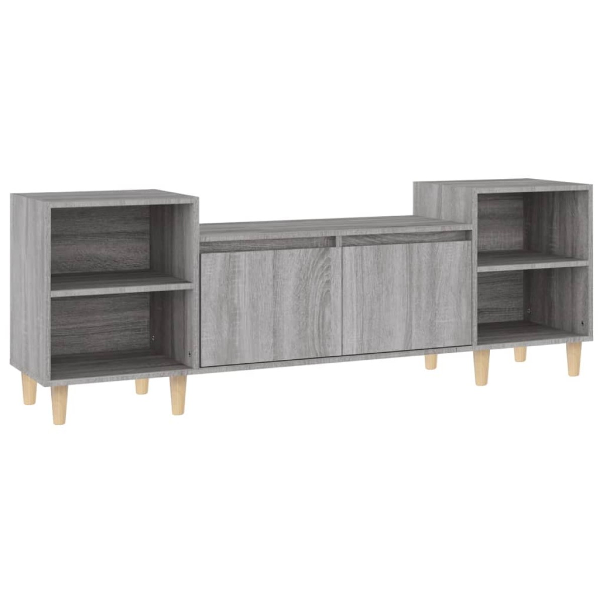 vidaXL Έπιπλο Τηλεόρασης Γκρι Sonoma 160x35x55 εκ. από Επεξεργ. Ξύλο