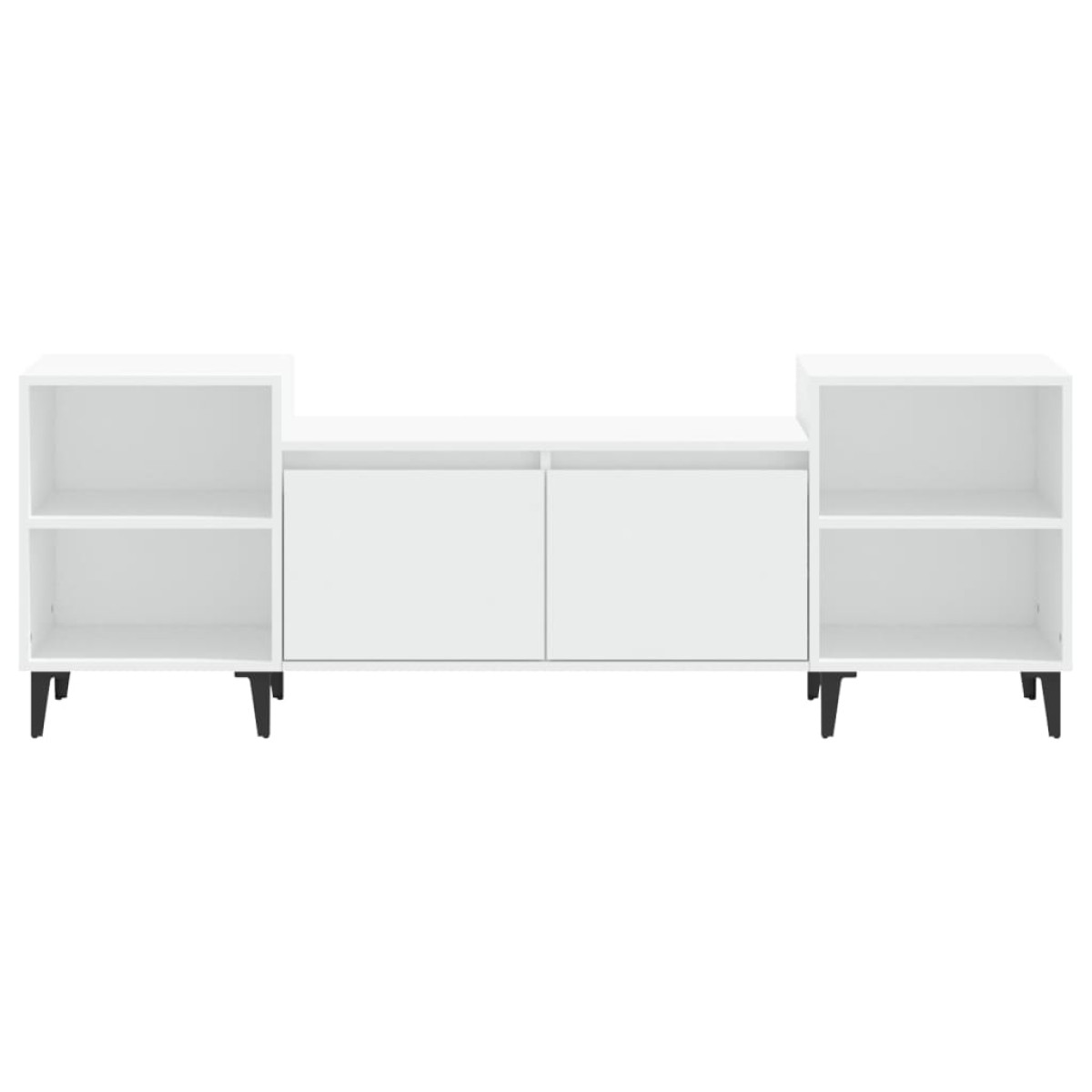 vidaXL Έπιπλο Τηλεόρασης Λευκό 160 x 35 x 55 εκ. Επεξεργασμένο Ξύλο