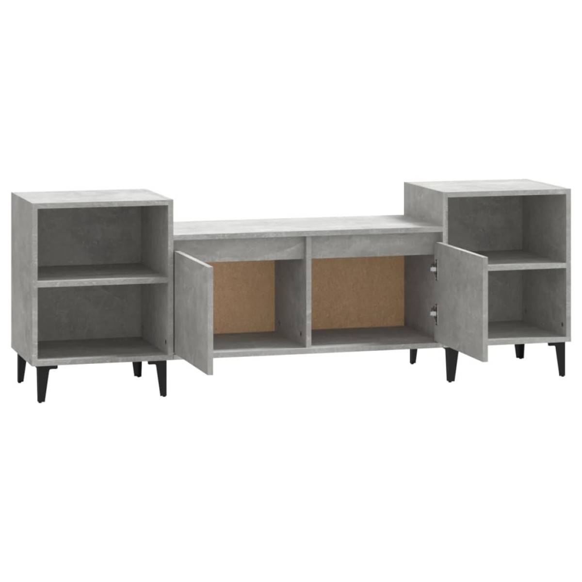 vidaXL Έπιπλο Τηλεόρασης Γκρι Σκυρ. 160x35x55 εκ. Επεξ. Ξύλο