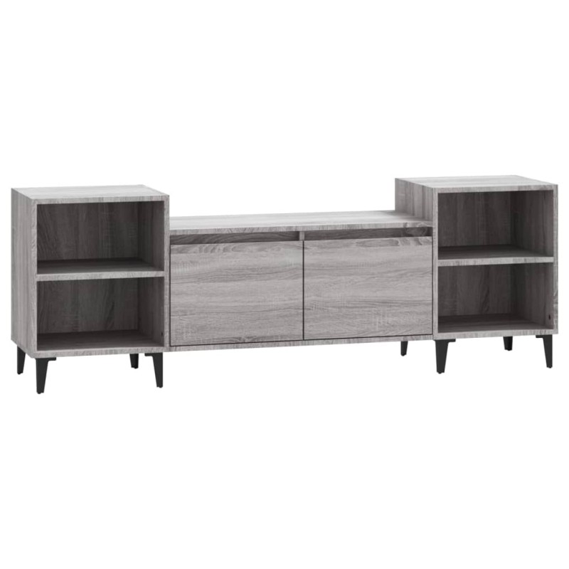 vidaXL Έπιπλο Τηλεόρασης Γκρι Sonoma 160x35x55 εκ. από Επεξεργ. Ξύλο