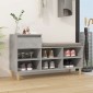 vidaXL Παπουτσοθήκη Γκρι Σκυροδέματος 102x36x60 εκ. Επεξεργασμένο Ξύλο