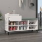 vidaXL Παπουτσοθήκη Γυαλιστερό Λευκό 102x36x60 εκ. Επεξεργασμένο Ξύλο
