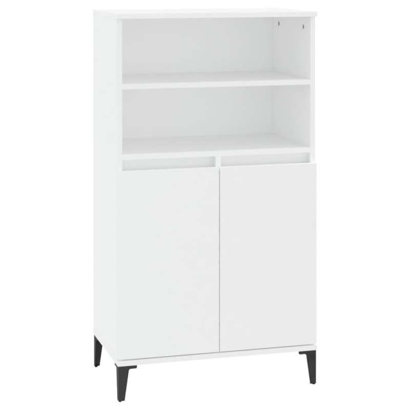 vidaXL Ντουλάπι Λευκό 60 x 36 x 110 εκ. από Επεξεργασμένο Ξύλο