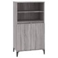 vidaXL Ντουλάπι Γκρι Sonoma 60 x 36 x 110 εκ. από Επεξεργασμένο Ξύλο