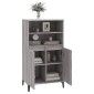 vidaXL Ντουλάπι Γκρι Sonoma 60 x 36 x 110 εκ. από Επεξεργασμένο Ξύλο