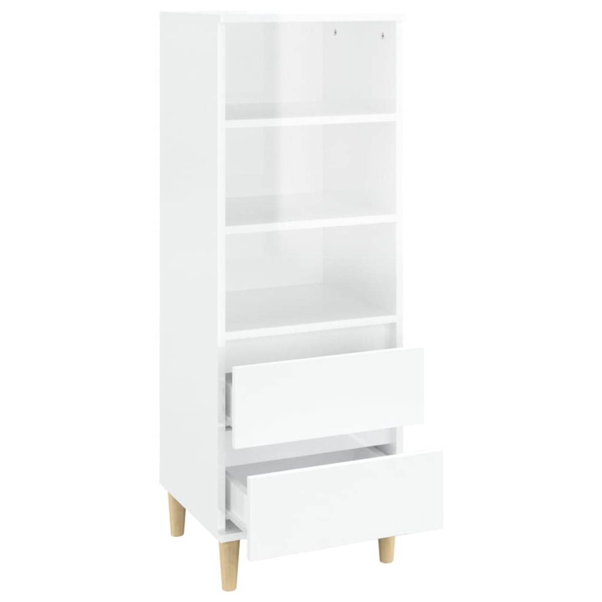 vidaXL Ντουλάπι Λευκό 40 x 36 x 110 εκ. από Επεξεργασμένο Ξύλο