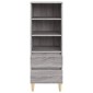 vidaXL Ντουλάπι Γκρι Sonoma 40x36x110 εκ. από Επεξεργασμένο Ξύλο