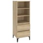 vidaXL Ντουλάπι Sonoma Δρυς 40x36x110 εκ. από Επεξεργασμένο Ξύλο