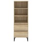 vidaXL Ντουλάπι Sonoma Δρυς 40x36x110 εκ. από Επεξεργασμένο Ξύλο