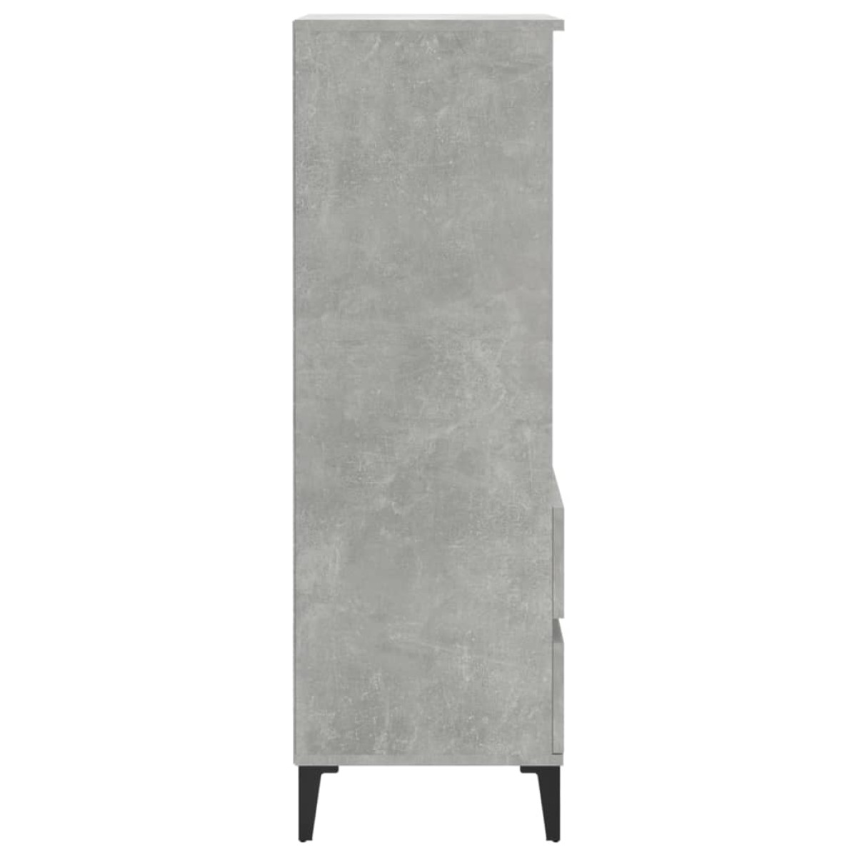 vidaXL Ντουλάπι Γκρι Σκυρ. 40x36x110 εκ. από Επεξεργασμένο Ξύλο