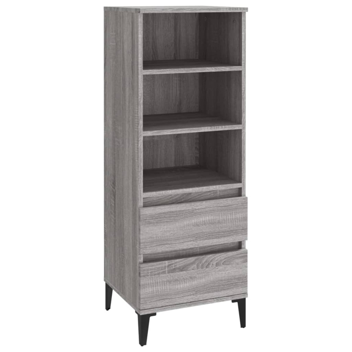 vidaXL Ντουλάπι Γκρι Sonoma 40x36x110 εκ. από Επεξεργασμένο Ξύλο