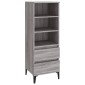 vidaXL Ντουλάπι Γκρι Sonoma 40x36x110 εκ. από Επεξεργασμένο Ξύλο