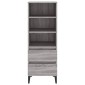vidaXL Ντουλάπι Γκρι Sonoma 40x36x110 εκ. από Επεξεργασμένο Ξύλο