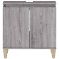 vidaXL Ντουλάπι Νιπτήρα Grey Sonoma 58 x 33 x 60 εκ. Επεξεργ. Ξύλο