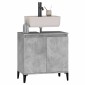 vidaXL Ντουλάπι Νιπτήρα Γκρι Σκυρ. 58x33x60 εκ. Επεξεργασμένο Ξύλο