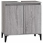 vidaXL Ντουλάπι Νιπτήρα Grey Sonoma 58 x 33 x 60 εκ. Επεξεργ. Ξύλο