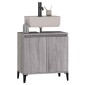 vidaXL Ντουλάπι Νιπτήρα Grey Sonoma 58 x 33 x 60 εκ. Επεξεργ. Ξύλο