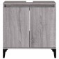 vidaXL Ντουλάπι Νιπτήρα Grey Sonoma 58 x 33 x 60 εκ. Επεξεργ. Ξύλο