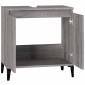 vidaXL Ντουλάπι Νιπτήρα Grey Sonoma 58 x 33 x 60 εκ. Επεξεργ. Ξύλο