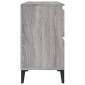 vidaXL Ντουλάπι Νιπτήρα Γκρι Sonoma 80 x 33 x 60εκ. Επεξεργασμένο Ξύλο