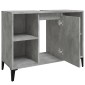 vidaXL Ντουλάπι Νιπτήρα Γκρι Σκυρ. 80 x 33 x 60 εκ. Επεξεργασμένο Ξύλο