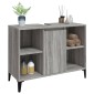 vidaXL Ντουλάπι Νιπτήρα Γκρι Sonoma 80 x 33 x 60εκ. Επεξεργασμένο Ξύλο