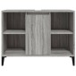 vidaXL Ντουλάπι Νιπτήρα Γκρι Sonoma 80 x 33 x 60εκ. Επεξεργασμένο Ξύλο