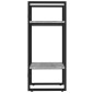 vidaXL Βιβλιοθήκη με 2 Ράφια Γκρι Sonoma 40x30x70 εκ. Επεξεργ. Ξύλο